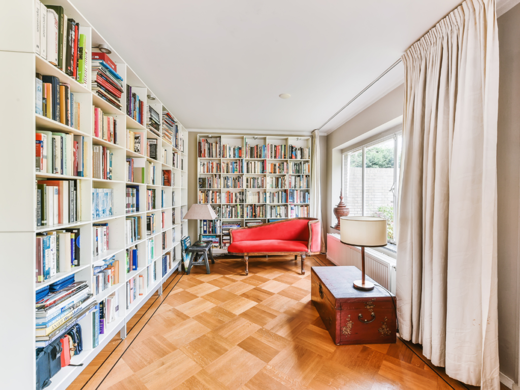 Elegant Personal Library at Home